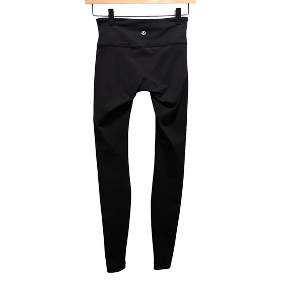 Lululemon Black Wunder Under Pant Size 2 Activewear Yoga - Picture 4 of 11